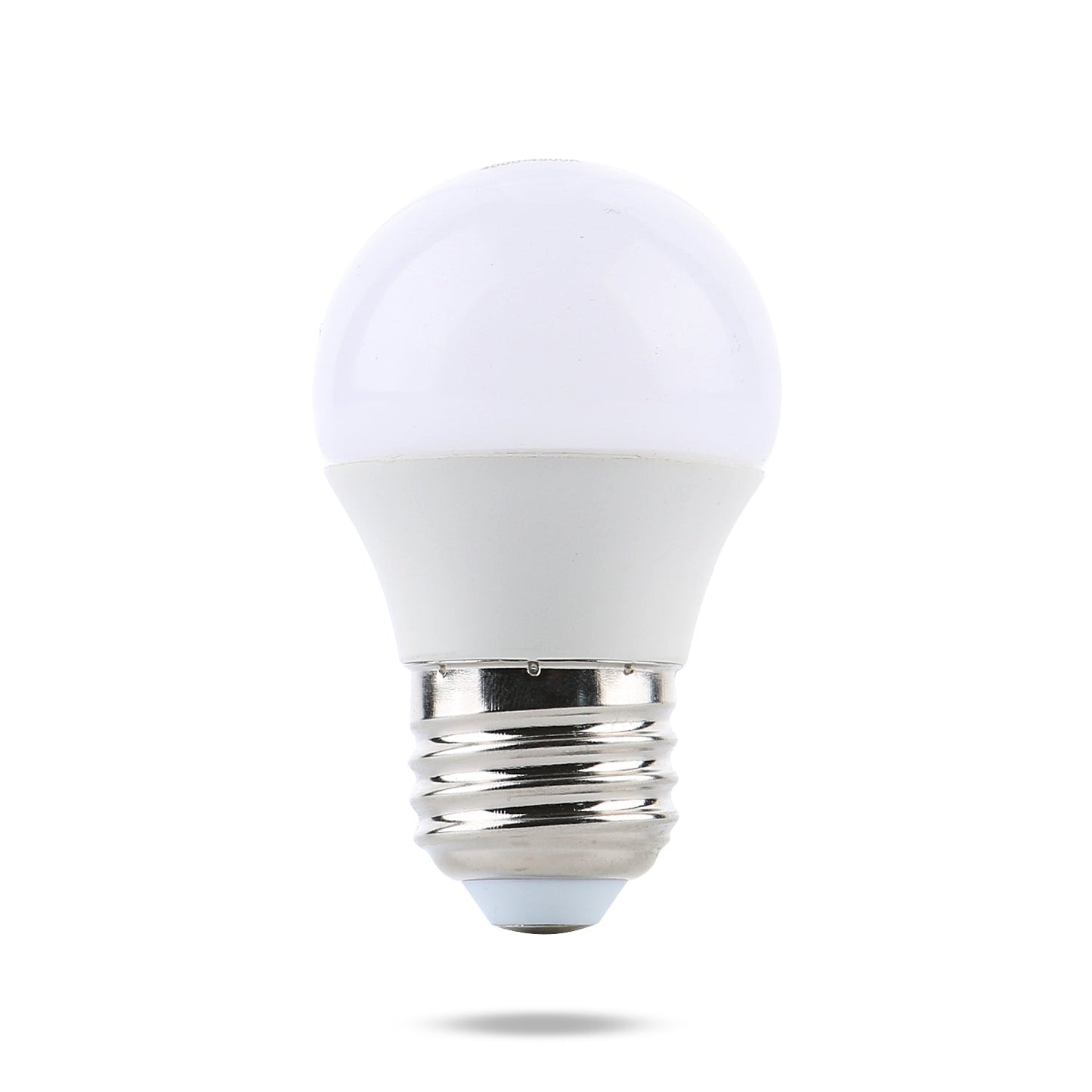 Watt-a-Light LED light bulb 1 Watt 24 volt DC frosted bulb and copper chrome base