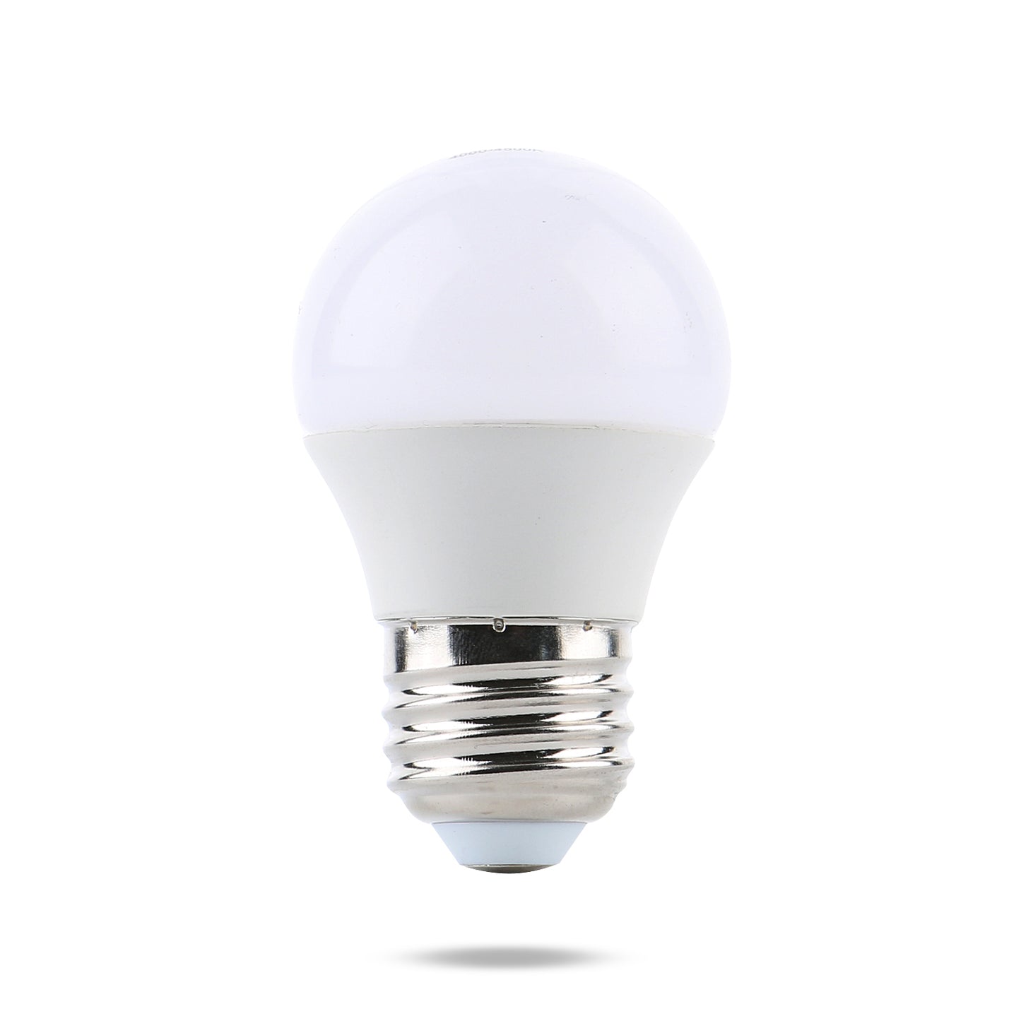 Watt-a-Light LED light bulb 1 Watt 24 volt DC frosted bulb and copper chrome base