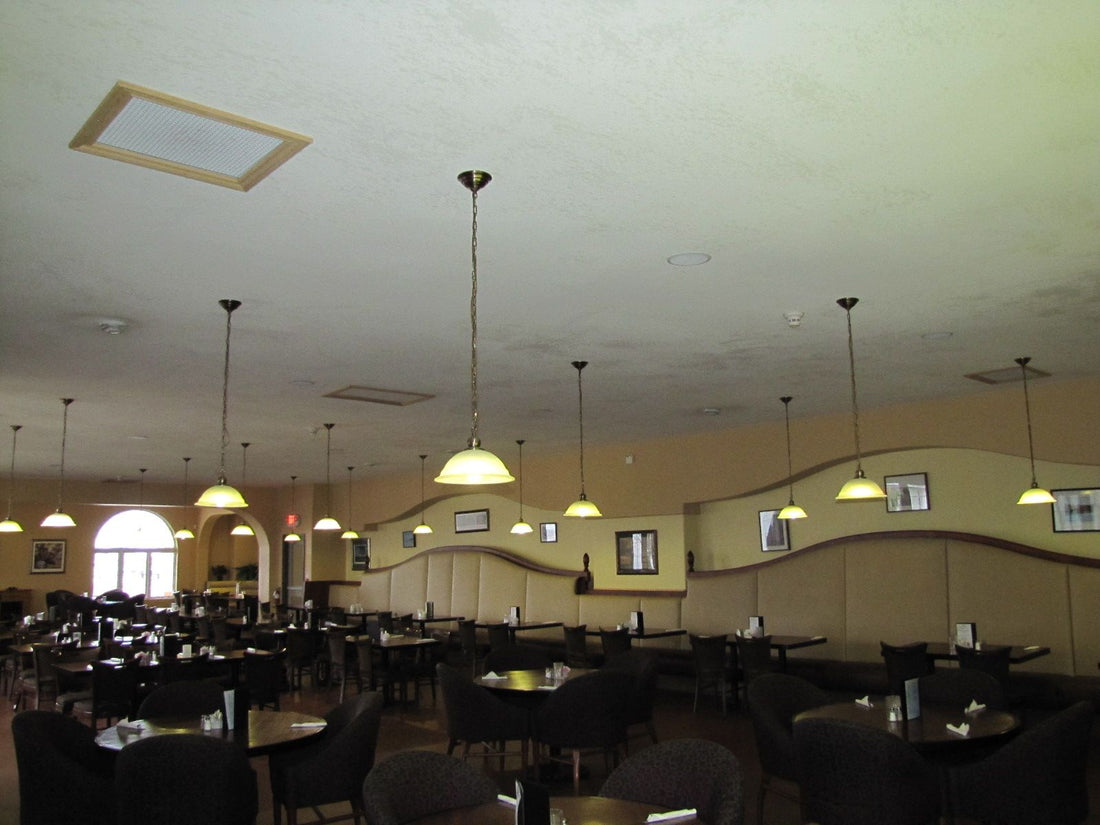 Amy's Restaurant lit inside and out by 24V Watt-a-Light LEDs