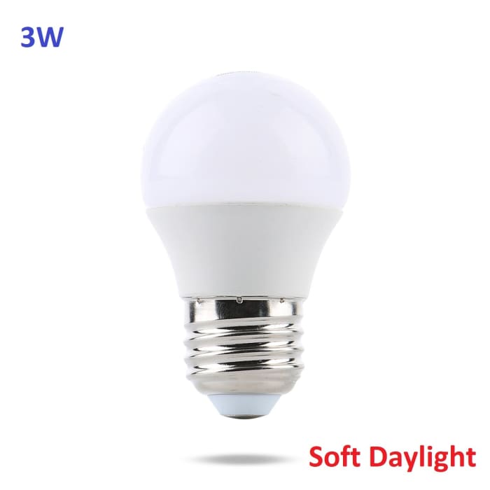3 Watt 24V DC LED Bulb E26 G45S - Watt-a-Light