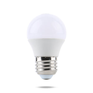 Watt-a-Light LED light bulb 3 Watt 32 volt DC frosted bulb and copper chrome base