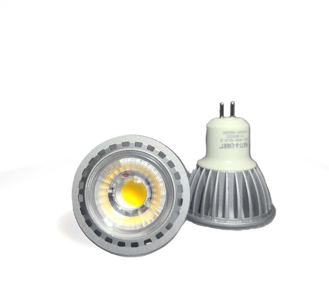 24V DC | 3 Watt | MR16 LED Track Light Bulb | GU-5.3 Base